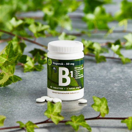 B1 50 Mg Vegan fra Grønne dfi vitaminer