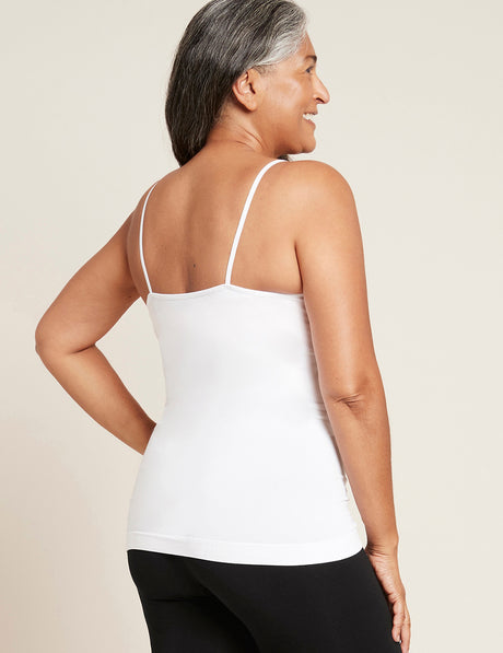 Boody Cami Top Hvid | Str. L fra Boody