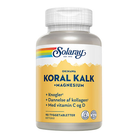 KoralKalk + Magnesium Tyggetablett fra Solaray