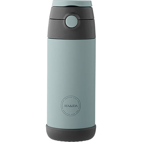 Barneflaske med sugerør - Mintgrønn fra AYA&IDA