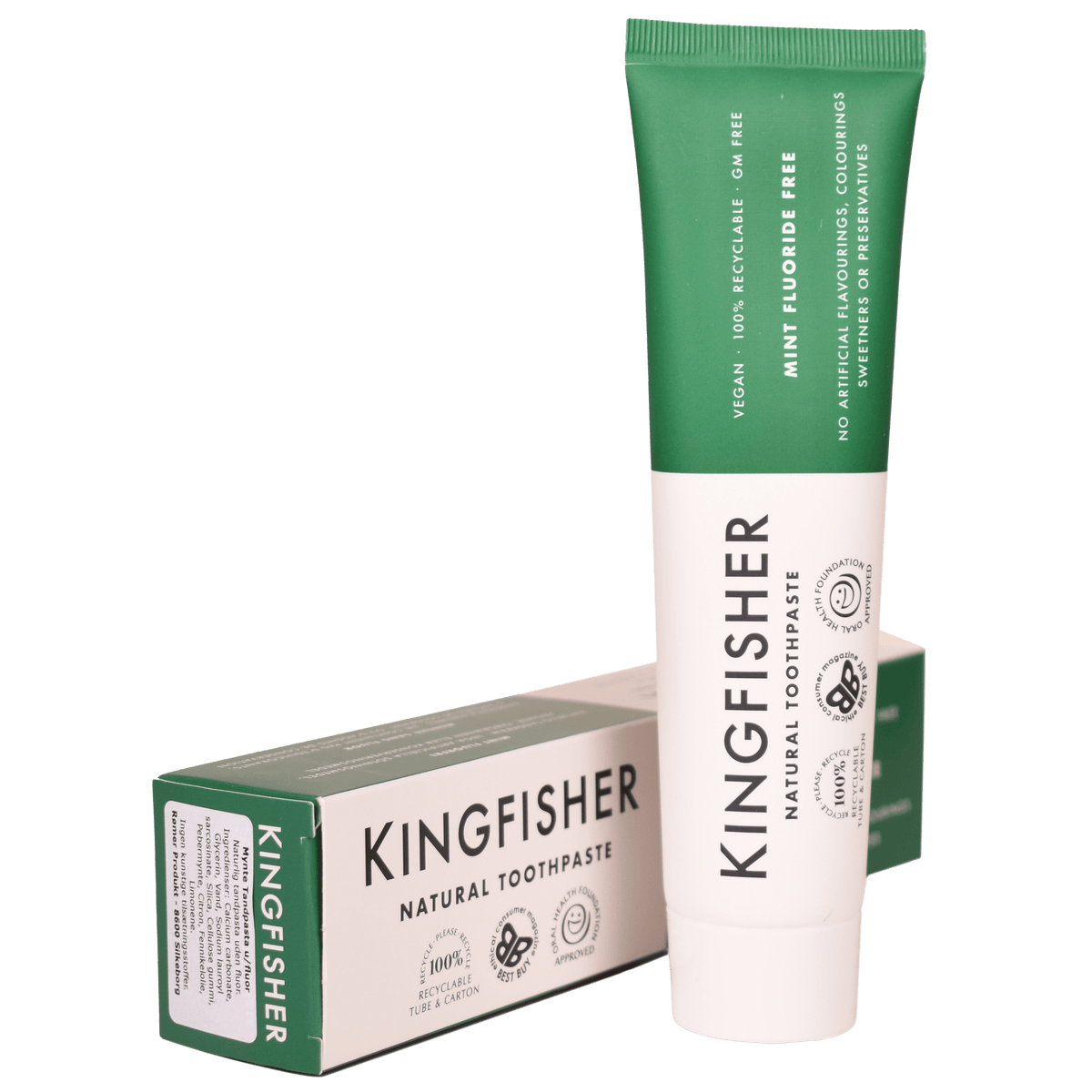 Kingfisher Tannkrem Uten Fluor | Mynte
