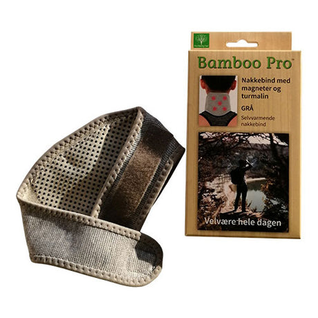 Nakkebandasje Grå fra Bamboo Pro