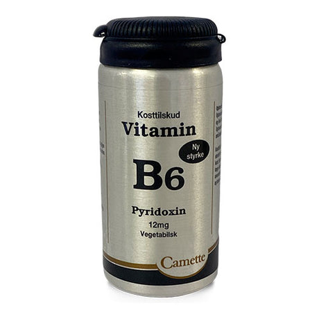 Camette B6 Vitamin Pyridoxin 12mg | 90 Tabl. fra Camette