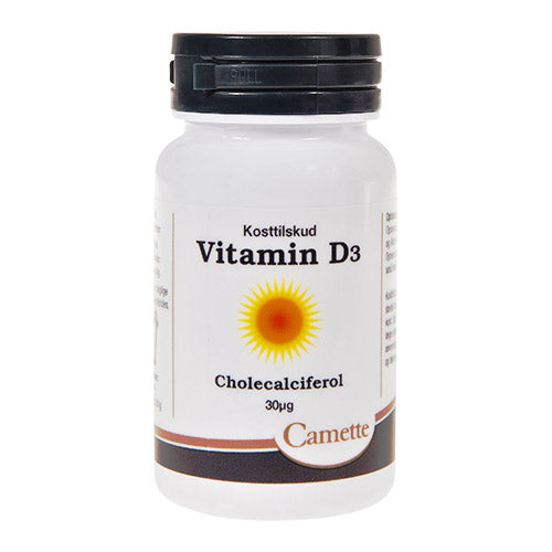 Camette Vitamin D 30 Mcg | 180 Tabl. fra Camette