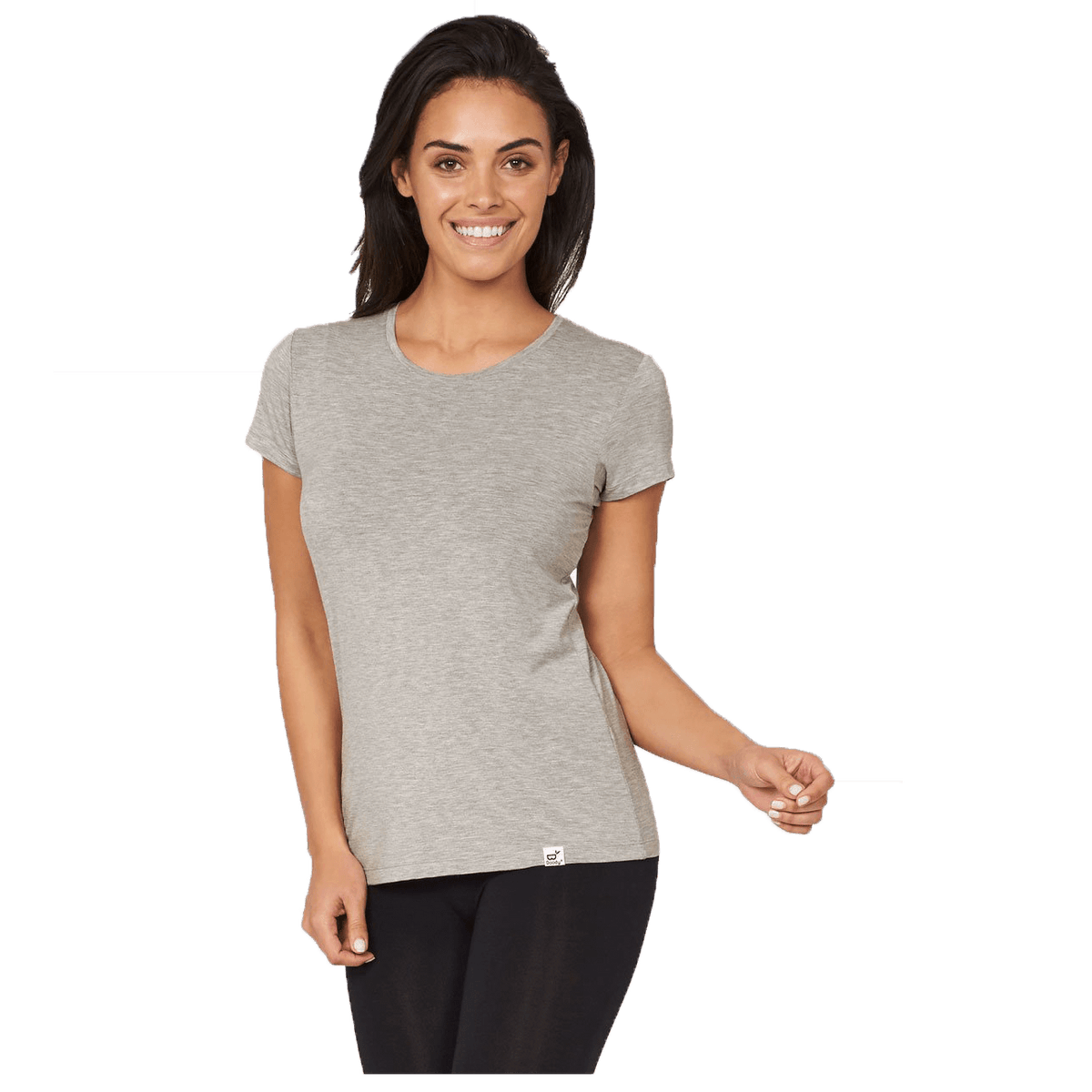 Boody Women’s Crew Neck Light Marl | Str. L