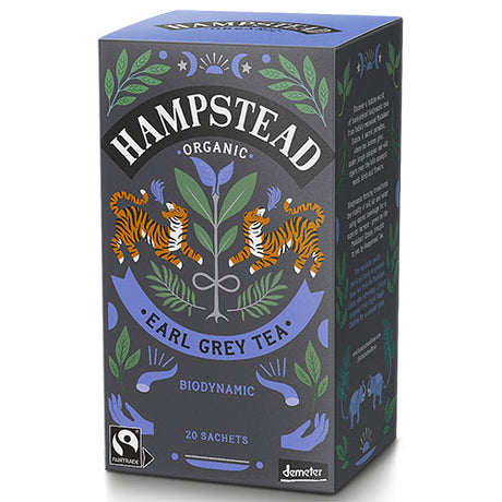 Tea Earl Grey te Øko Demeter fra Hampstead Tea