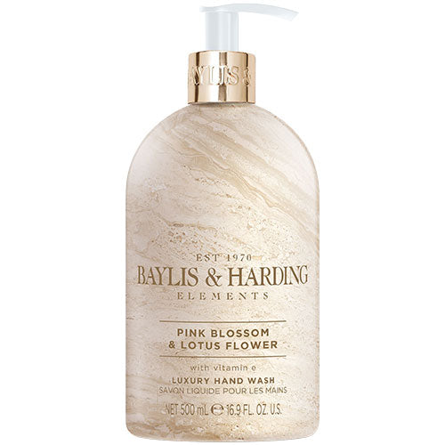 Elements Pink Blossom & Lotus Flower Hand Wash fra Baylis & Harding Elements