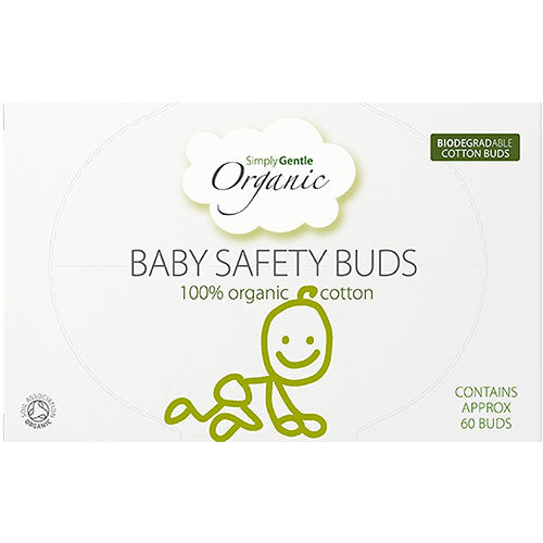 Bomullspinner til baby økobomull 72 stk fra Simply Gentle