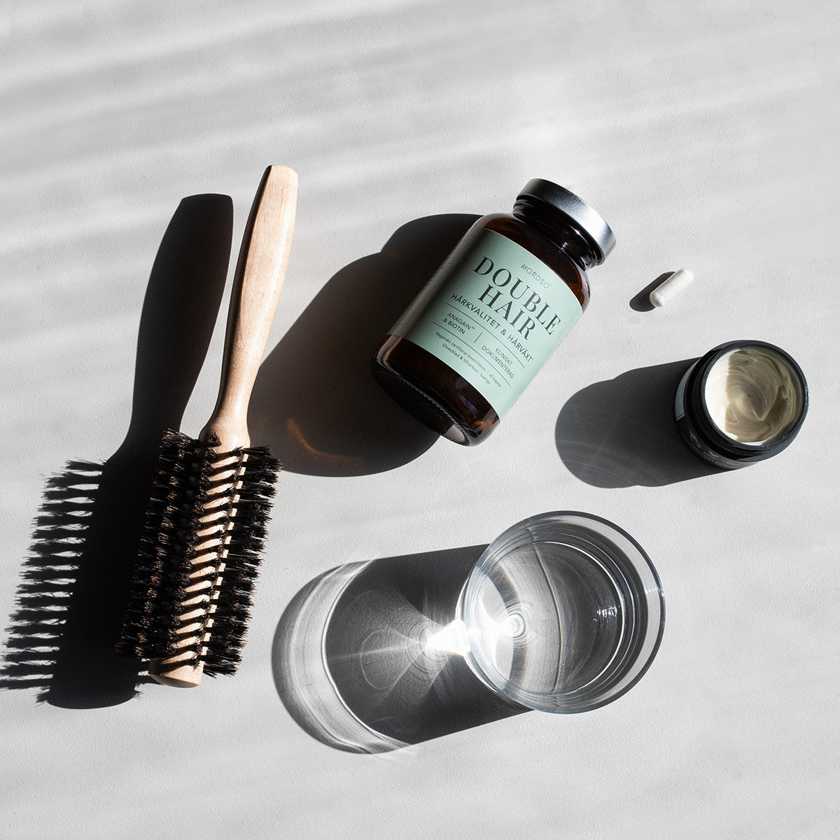 NORDBO Double Hair | 60 kapsler fra NORDBO