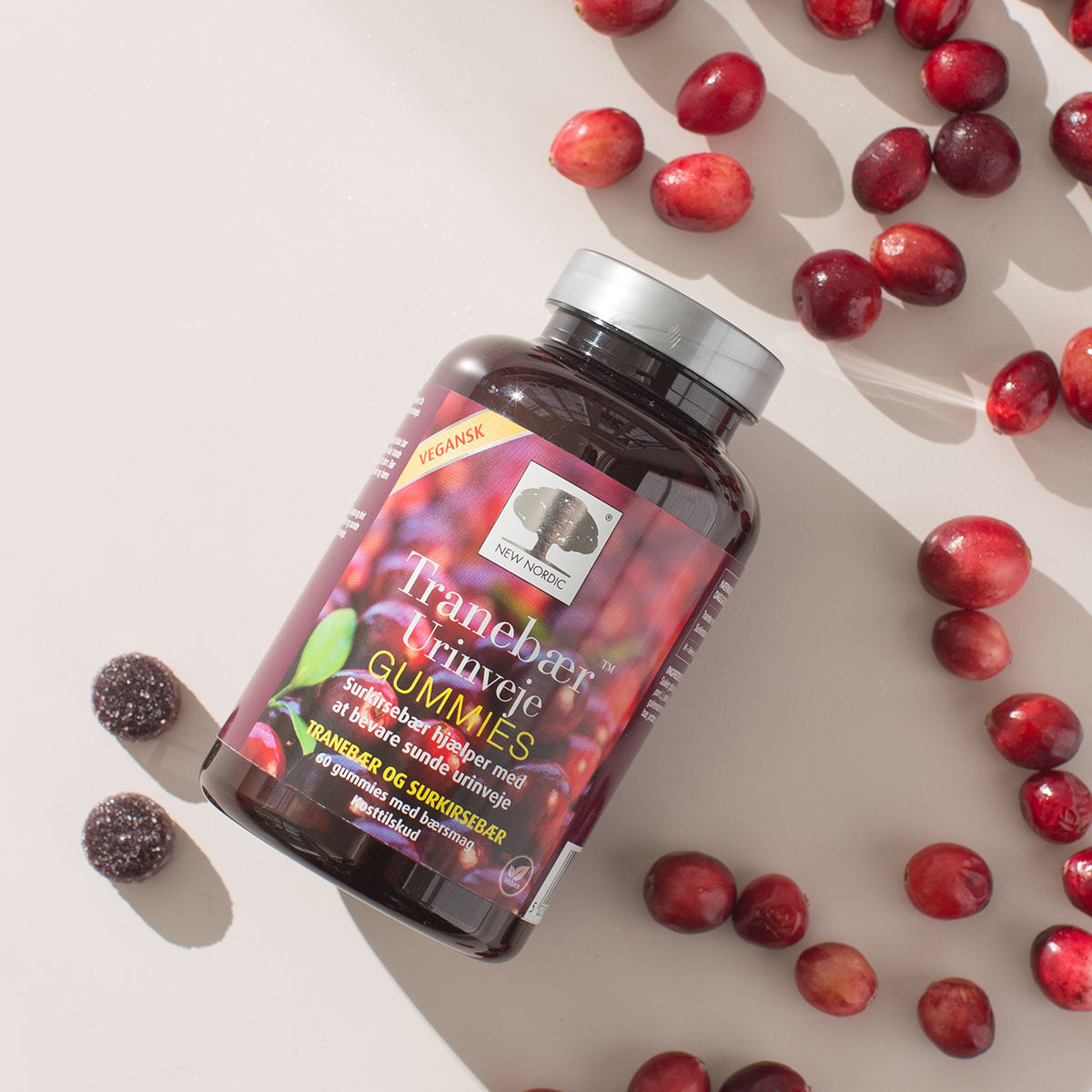 Tranebær Urinveie Gummies fra New Nordic