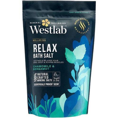 Westlab Relax Bath Salt - Chamomile & Bergamot | 1 KG