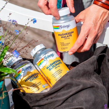 Solaray Magnesium Malate | 90 Tabl. fra Solaray