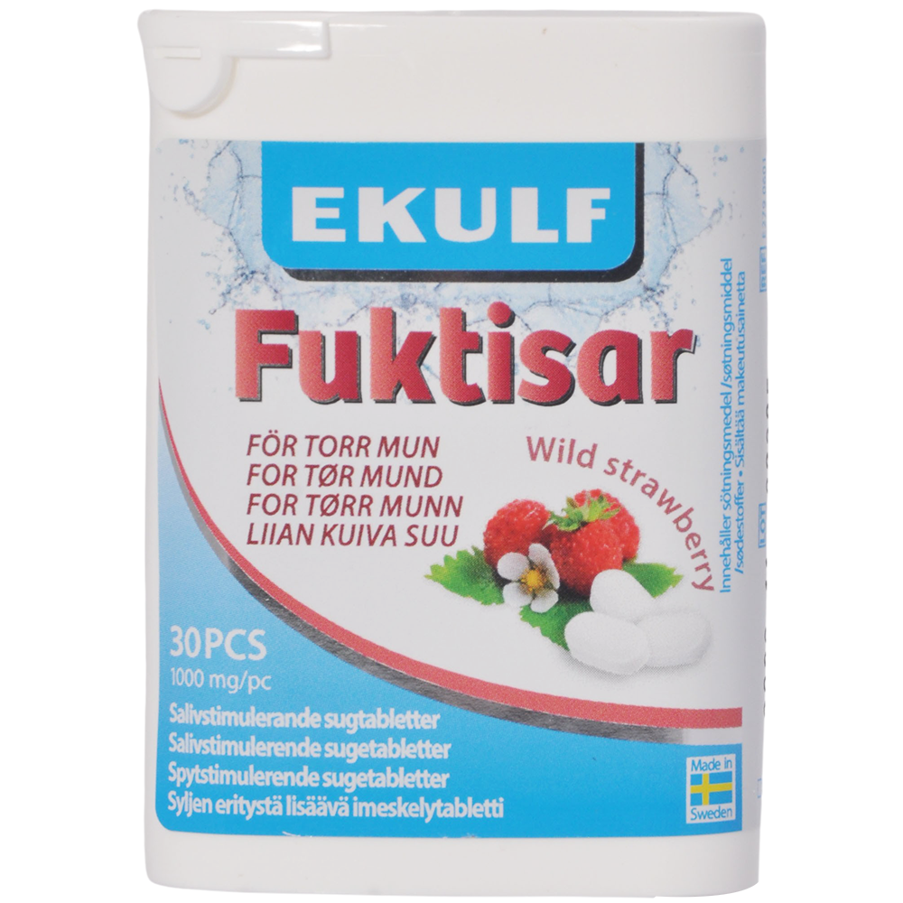 Fuktisar Wild Strawberry 30 st fra Ekulf