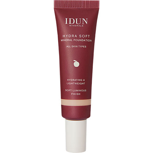 IDUN minerals Hydrasoft Mineral Foundation (30 ml) | Gylla 255 fra IDUN minerals