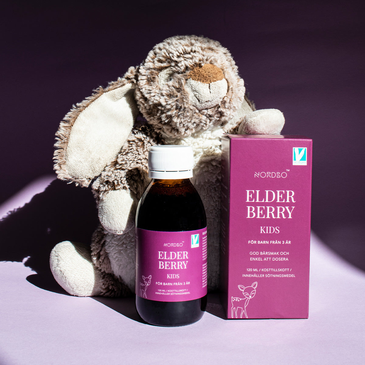 NORDBO Elderberry Kids | 120 ml fra NORDBO
