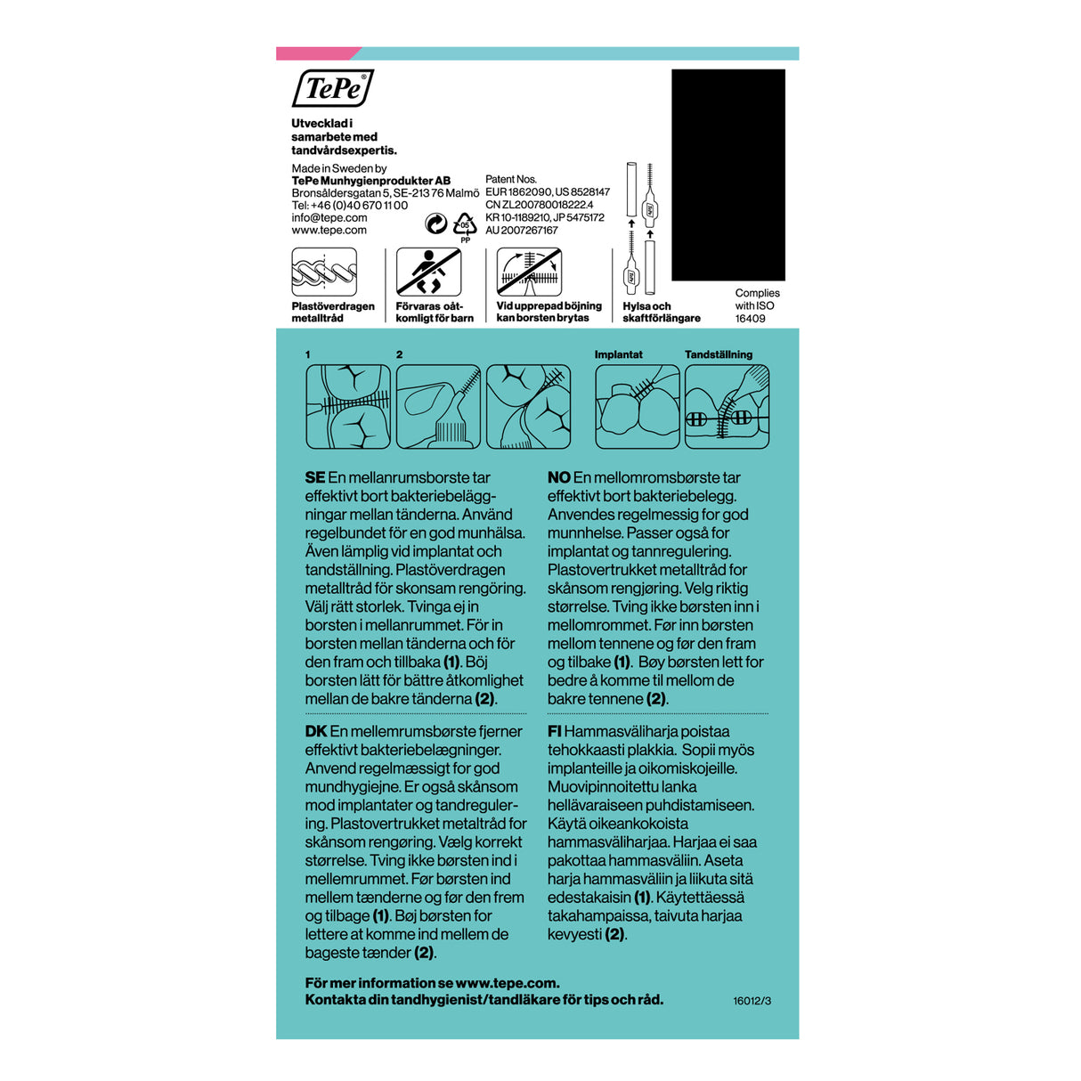 Original Mellomromsbørster 0,4mm fra TePe