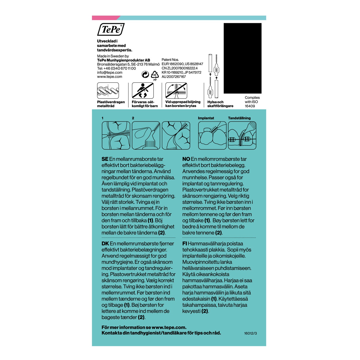 Original Mellomromsbørster 0,4mm fra TePe