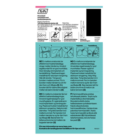 Original Mellomromsbørster 0,4mm fra TePe