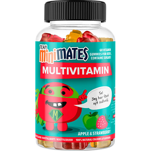 Multivitamin med eple og jordbær fra Team Minimates