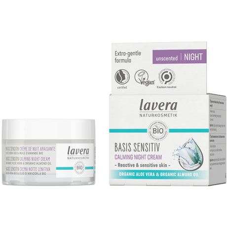 Basis Sensitiv Regenerating Night Cream fra lavera