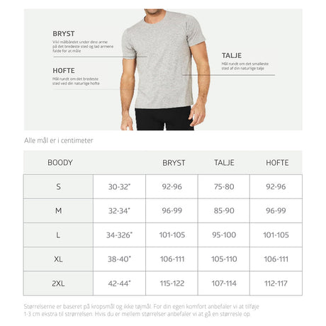 Boody Men´s Weekend Pullover Hoodie Grey Marl | Str. S fra Boody