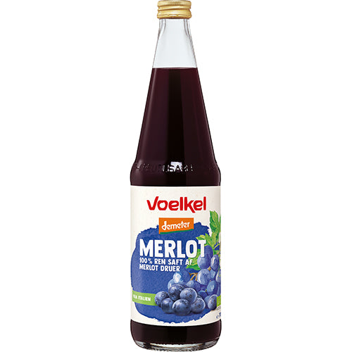 Merlot, Ren Rød Druesaft Demeter Ø fra Voelkel