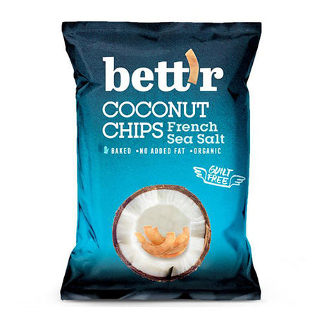 bett’r Bettr Kokoschips Med Havsalt, Økologisk | 40 gr fra bett’r
