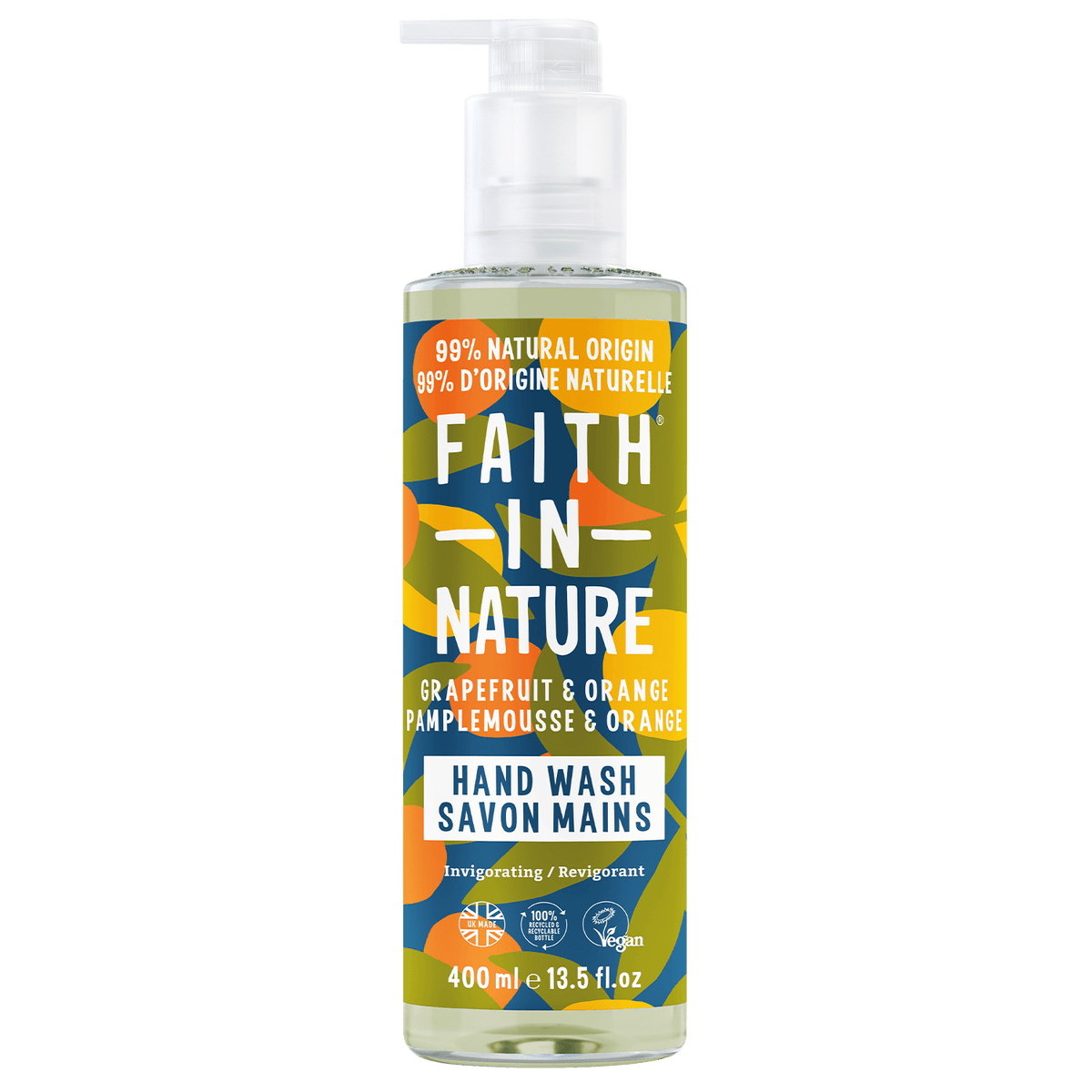 Faith in Nature Håndsåpe | Grape & Orange
