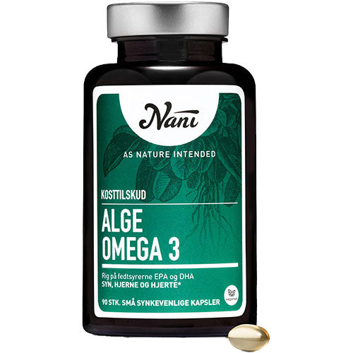 Nani Alge Omega 3 | 90 kapsler fra Nani