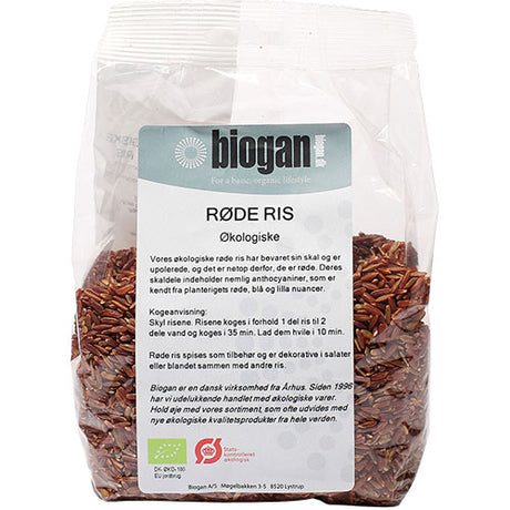 Økologiske Røde Ris fra Biogan