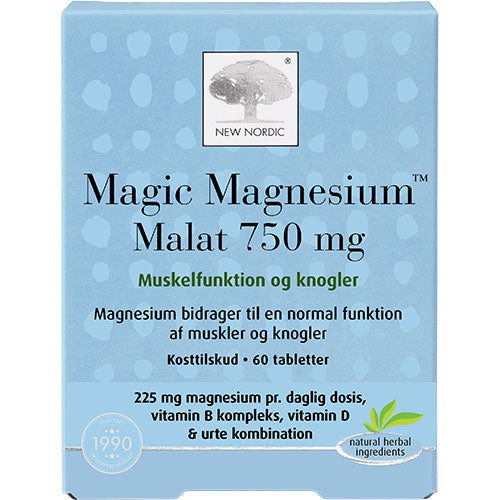 New Nordic Magic Magnesium Malat | 60 Tabl. fra New Nordic