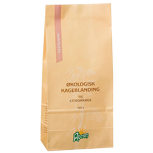 Sitronkakeblanding Øko - Glutenfri fra Aurion