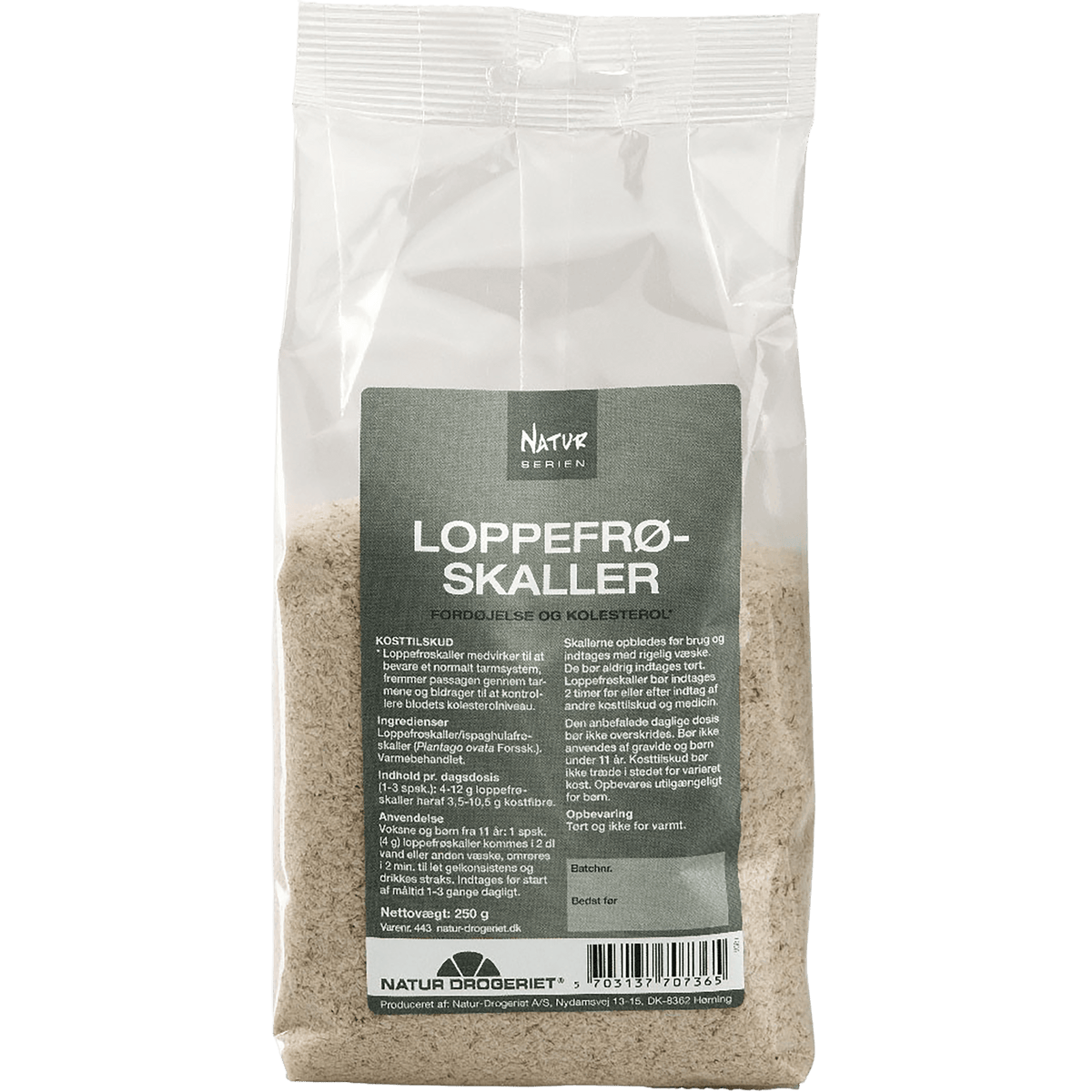 Natur-Drogeriet Grove Loppefrøskaller | 250 g