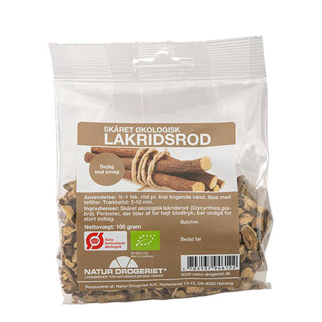 Skåret Lakrisrot Øko fra Natur-Drogeriet