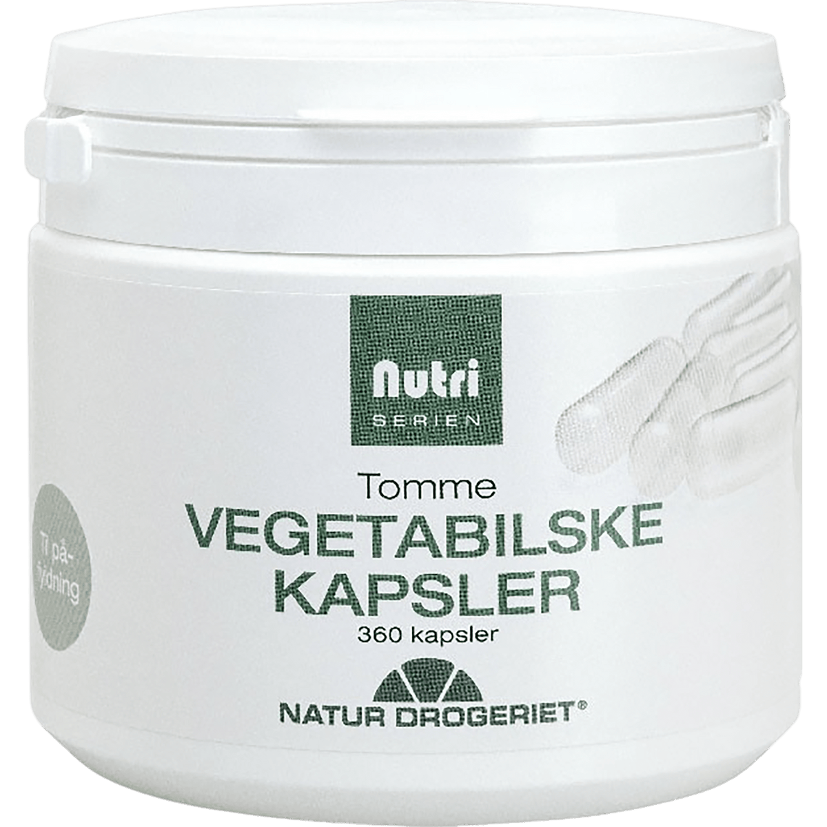 Natur-Drogeriet Vegetabilske kapsler tomme | 360 Kapsler