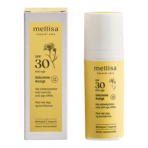 Solkrem ansikt SPF 30 fra Mellisa