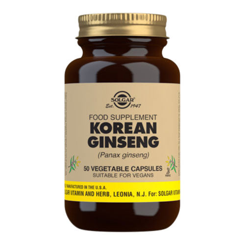 Solgar Korean Ginseng | 50 kapsler fra Solgar