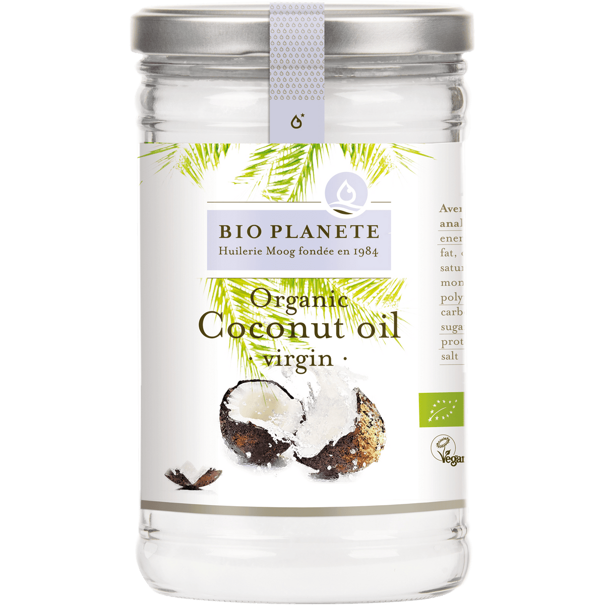 BioPlanète Kokosolje Jomfru Økologisk | 950 ml