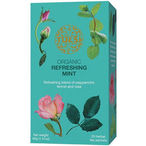 Tulsi Refreshing Mint Te Ø | 20 br fra Tulsi