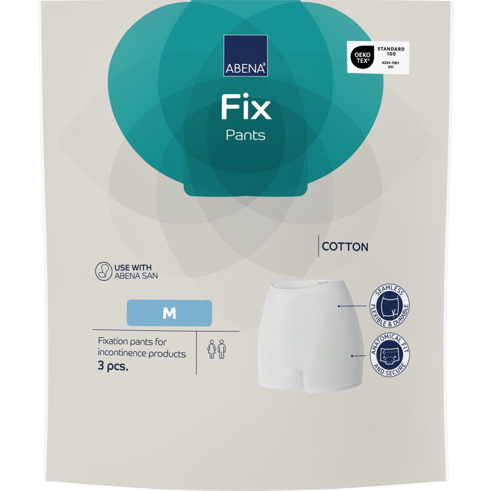 Abena Fix Pants Fikseringsbukser Bomull Med Ben | Str. M