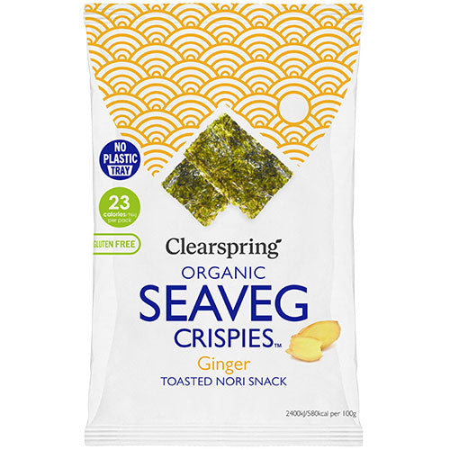 Tang Chips Ingefær Øko (Seaveg Crispies) fra Clearspring