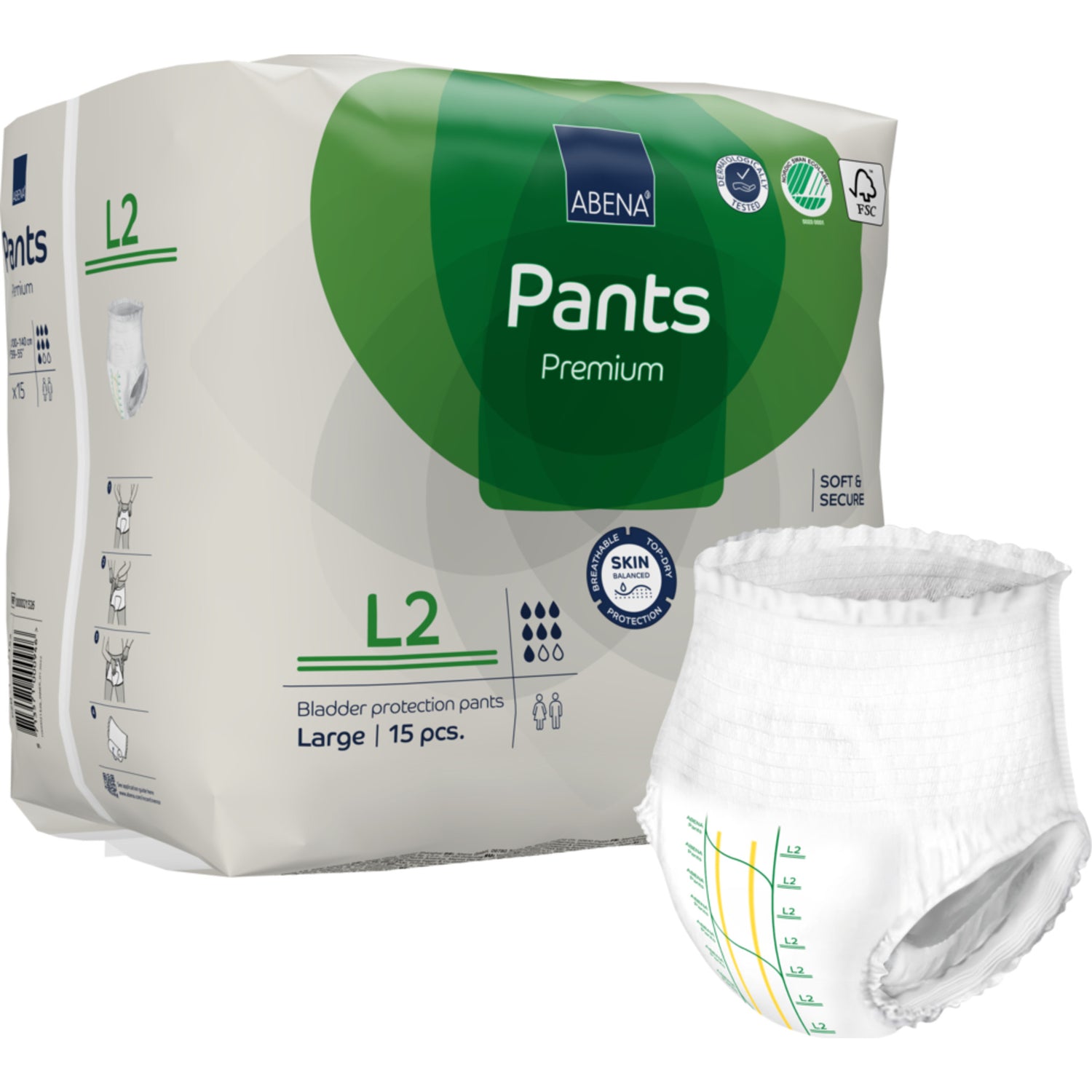Pants Bukser L2 Inkontinens, Premium fra Abena