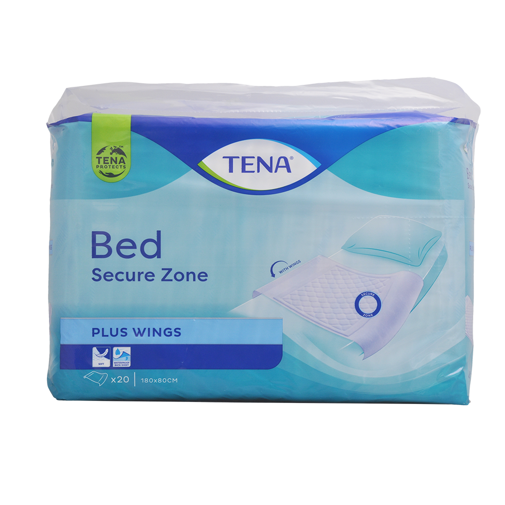 Sengebeskyttelse med vinger - 180 x 80 cm fra Tena