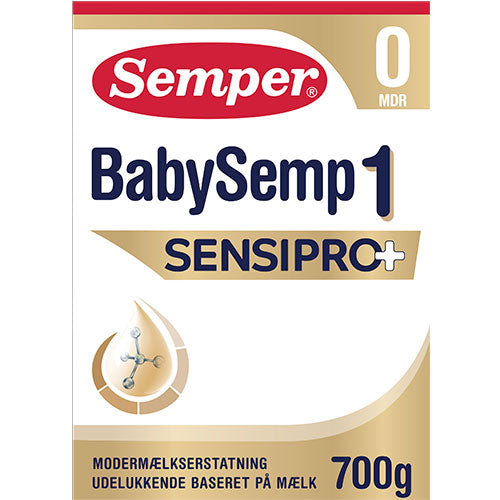 Semper BabySemp 1 Sensipro+ Syrnet Morsmelkerstatning 0+ | 700 g fra Semper