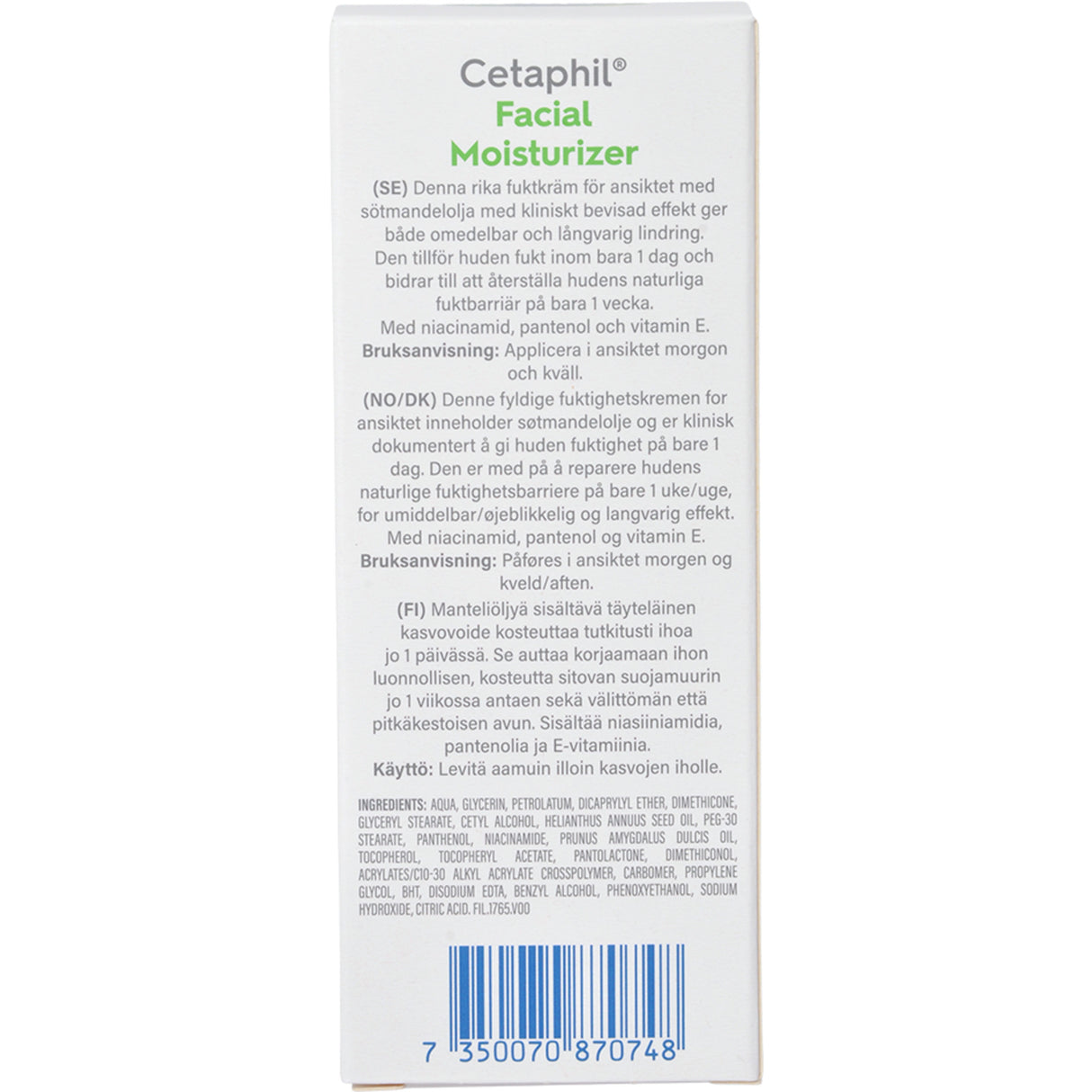 Facial Moisturizer fra Cetaphil