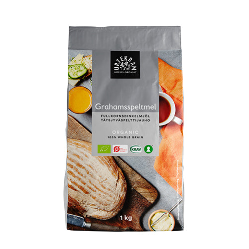 Grahamsspeltmel Ø fra Urtekram