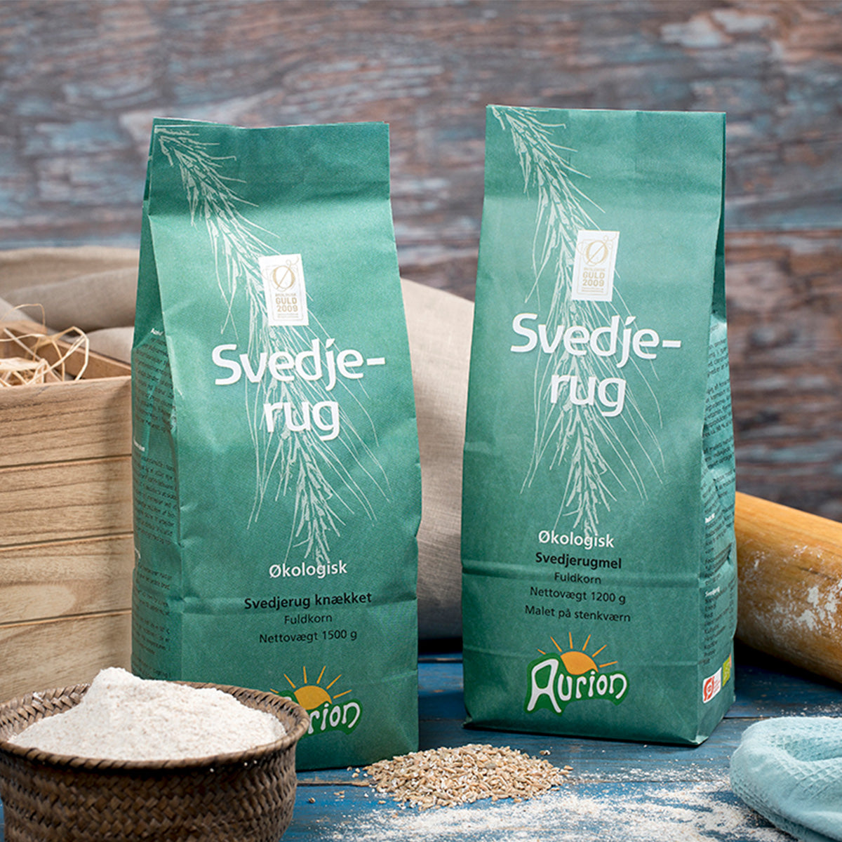 Svedjerugmel Øko fra Aurion