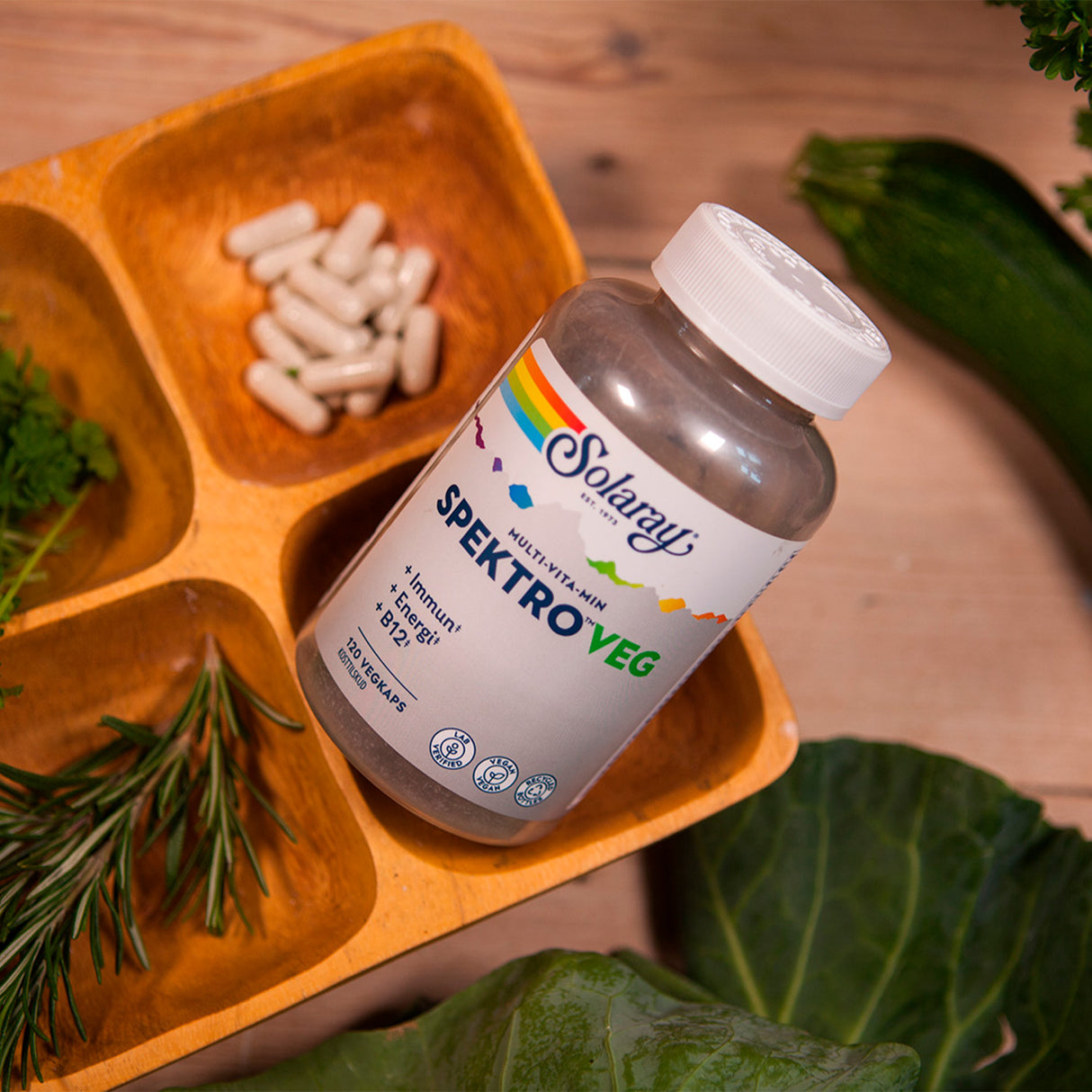 Spektro VEG Multivitamin fra Solaray