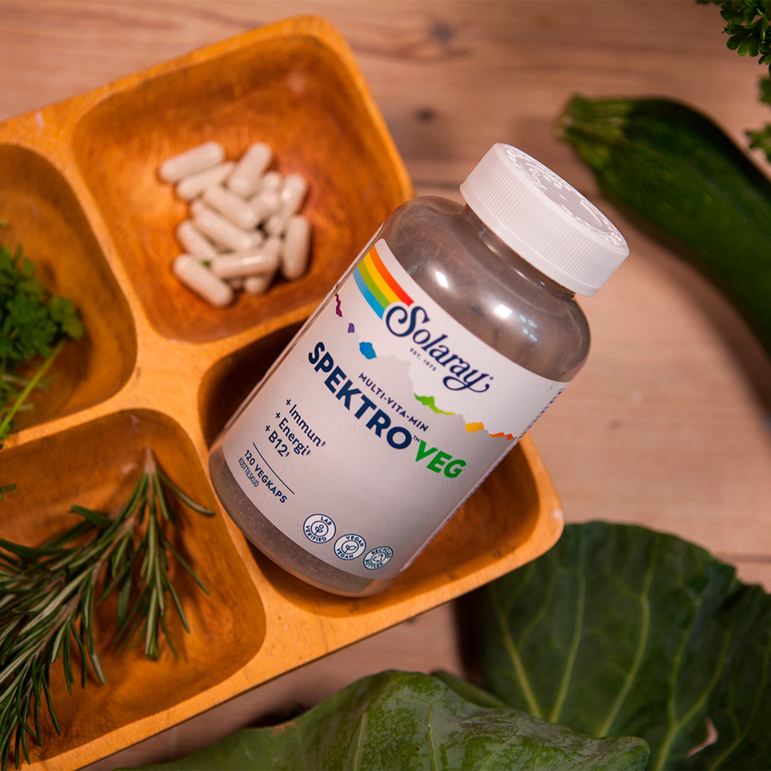 Spektro VEG Multivitamin fra Solaray