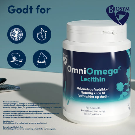 Biosym Omniomega Lecithin | 300 gr fra Biosym